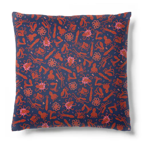 蛸がいっぱい Cushion