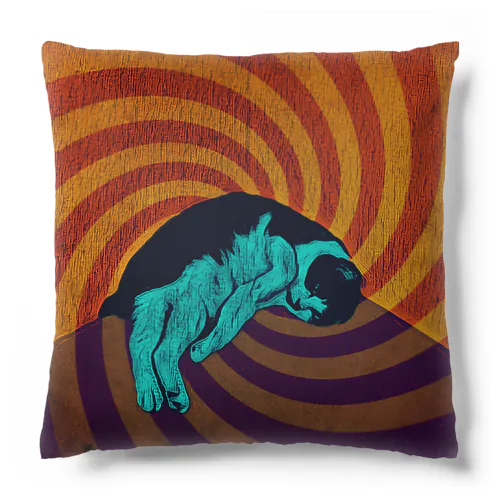 cat of feel bull Cushion