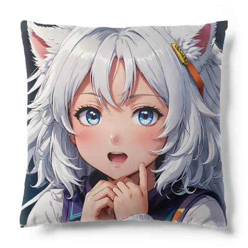 もふもふの美少女甘える Cushion