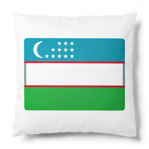 ウズベキスタンの国旗 Cushion