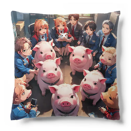 ちーむのこみゅにけーしょんをにするみにぶた円滑 Cushion