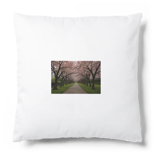 桜並木 Cushion