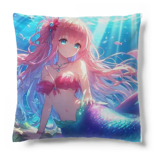 鱗がまるで太陽光を浴びて輝いているみたい❣️✨ Cushion