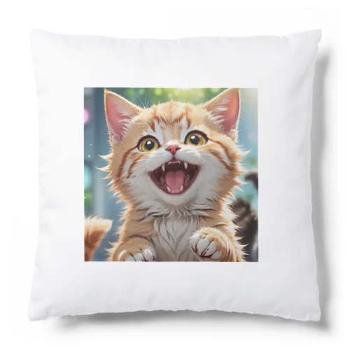 かわいい笑顔がたまらない子猫 Cushion