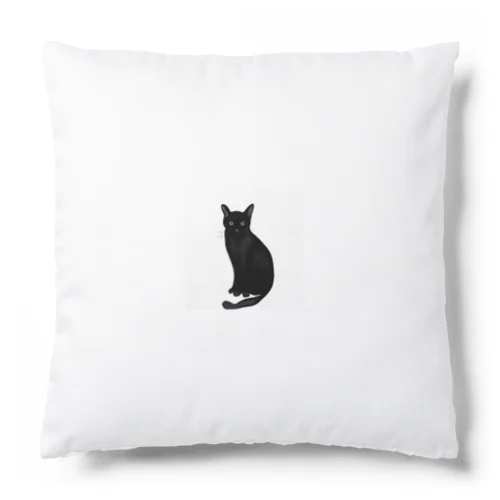 Black cat Cushion