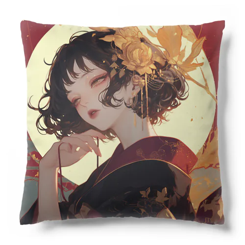 黄昏に咲く、金紅の夢 Marsa 106 Cushion