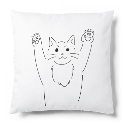 飛びかかる猫 Cushion