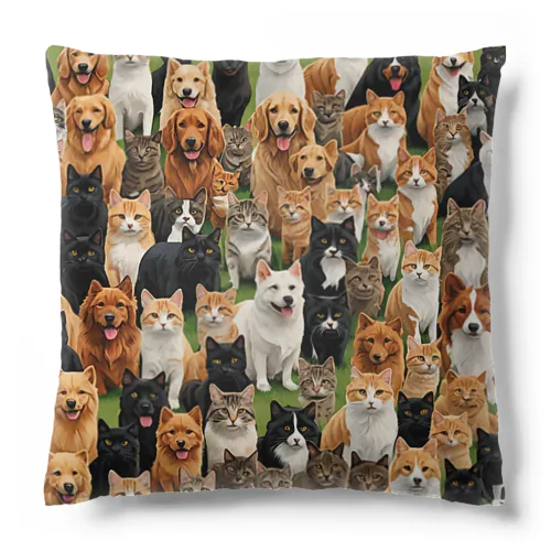 犬と猫 Cushion