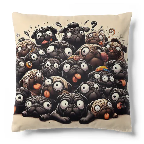 Lots of Pugs series Cushion