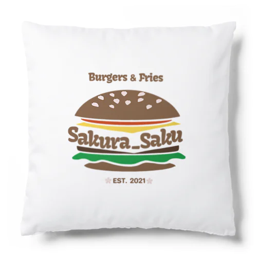 Burgers&Frues Sakura_Saku オリジナルグッズ Cushion