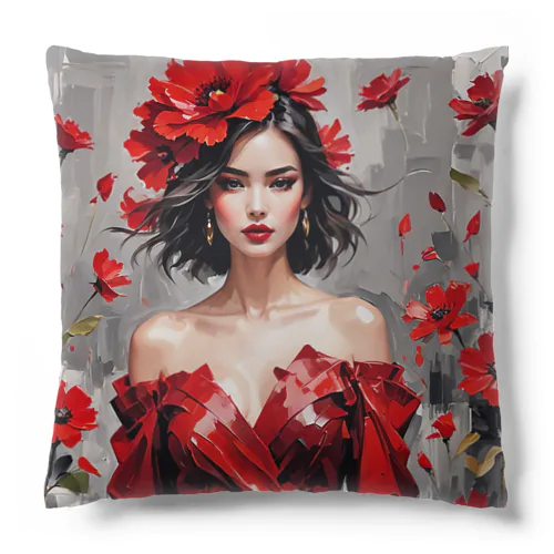 バラ女 Cushion