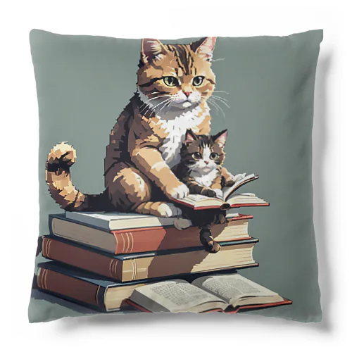 本を読む猫 Cushion