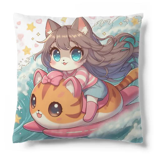 海辺のサーファー気分 Cushion