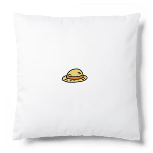 麦わら帽子 Cushion