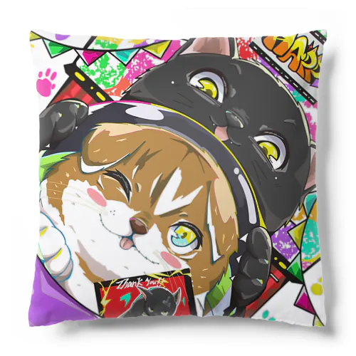 にゃんず記念グッズ🎉 Cushion