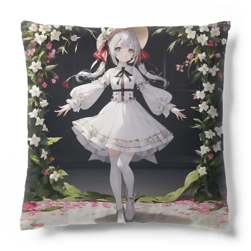 銀髪ツインテールのあの子 Cushion