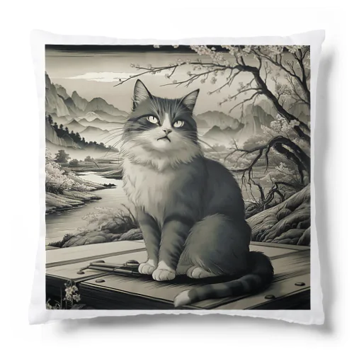 白夜の猫クン Cushion