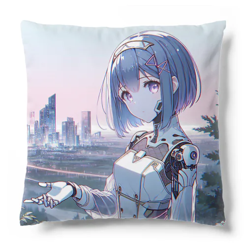 サイバーパンクガール Cushion