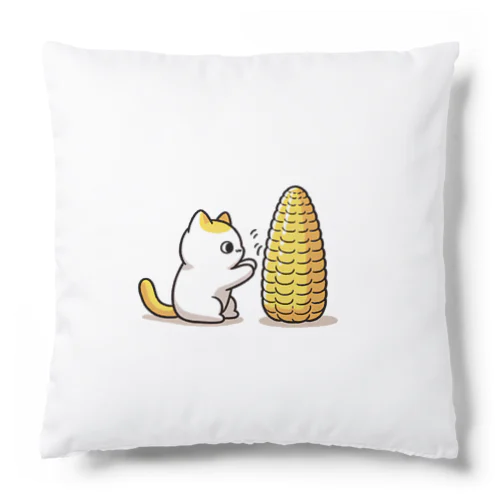 トウモロコシと猫 Cushion