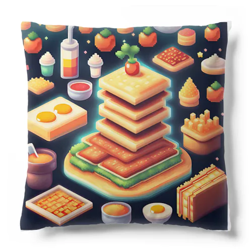 ピクセル食材 Cushion