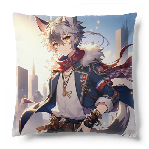 ケモ耳男子 Cushion