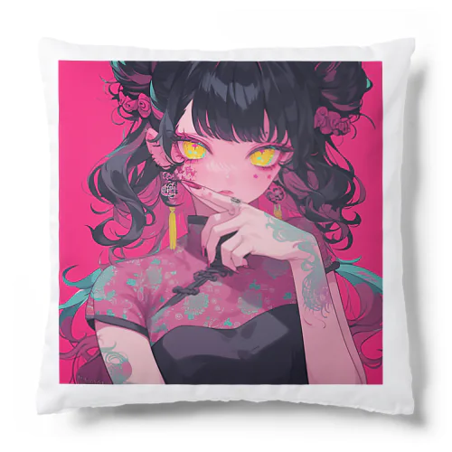 tattoo girl Cushion