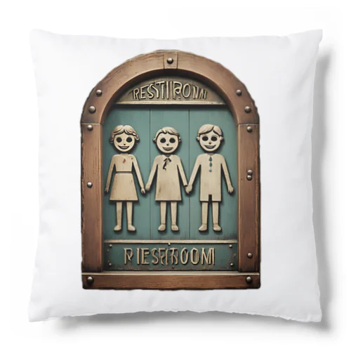 トイレマーク妖怪　ドレダーズ Cushion