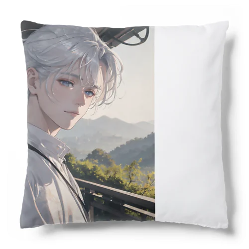 イケメンの優しい眼差し Cushion