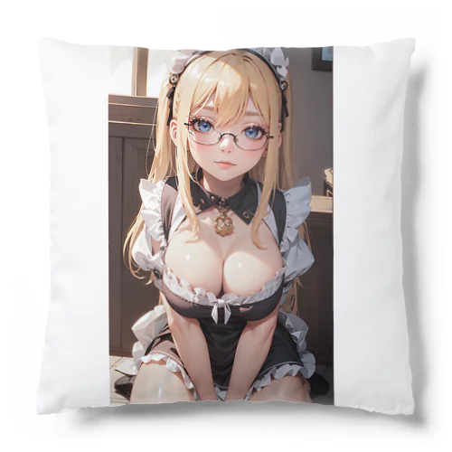 金髪美少女　七海ちゃんメイド Cushion