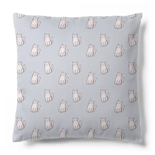 ねこねこねこねこピンクシャム猫柄 Cushion