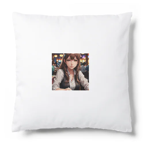 ポーカー美少女さや Cushion