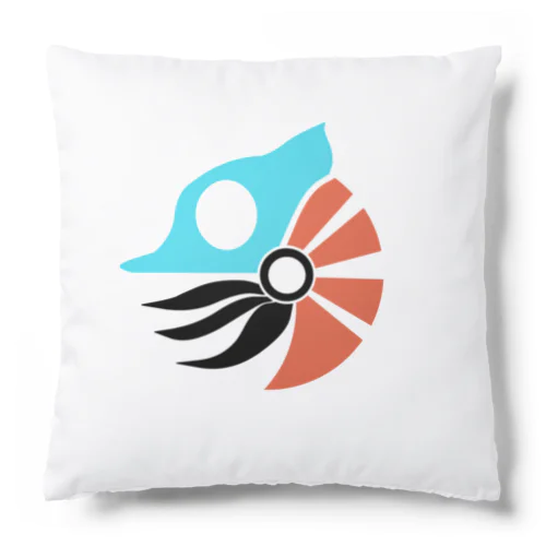 Bone nautilus Cushion