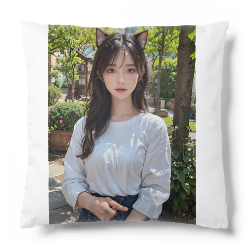 猫耳美女 Cushion