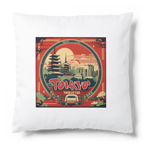 東京っぽいロゴ Cushion