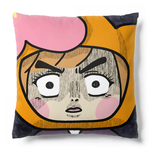 驚いたちびキメ Cushion