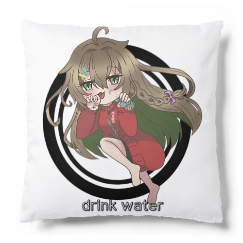 お水を勧めるギャル先輩 Cushion