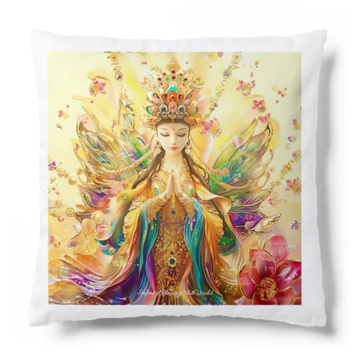 InfinityBlessingArtWorld観音 Cushion