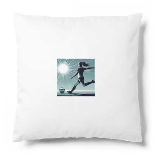 サッカー少女 Cushion