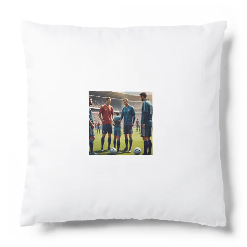 試合前の打ち合わせ Cushion