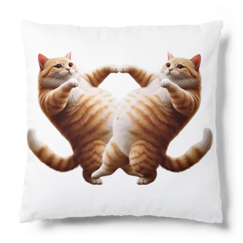 Dancing cats ・ネコだって時には踊る・ Cushion