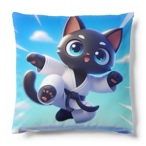 ハイキック空手家クロネコ君 Cushion