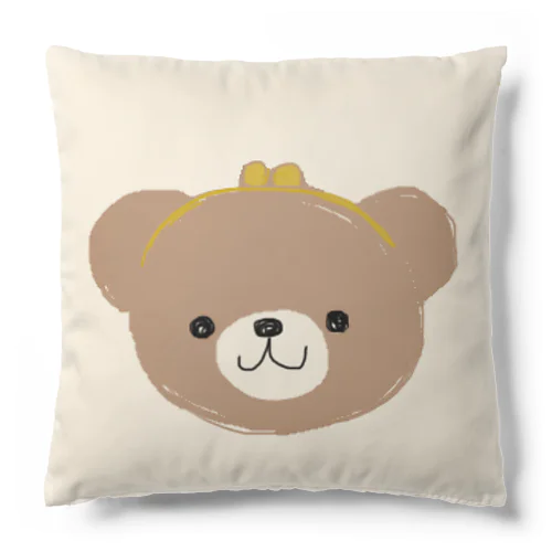 うちのこぐまがまぐち付き Cushion