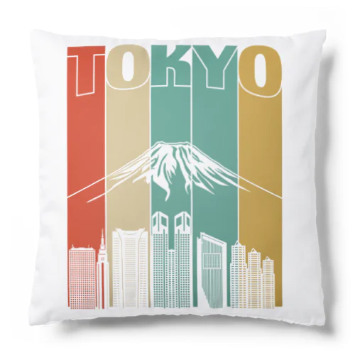東京と富士山 Cushion