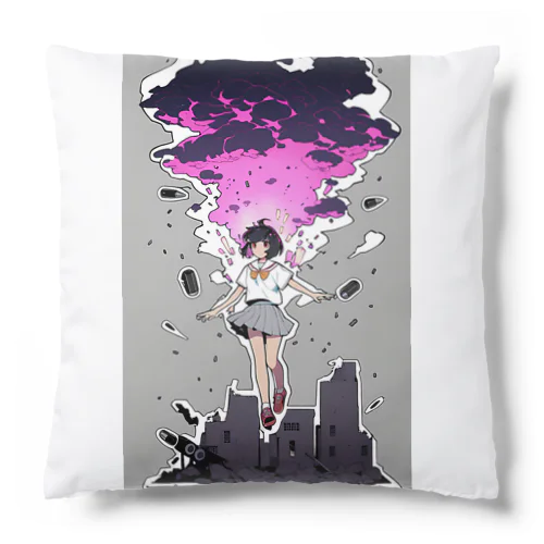 終末廃墟の冒険 Cushion