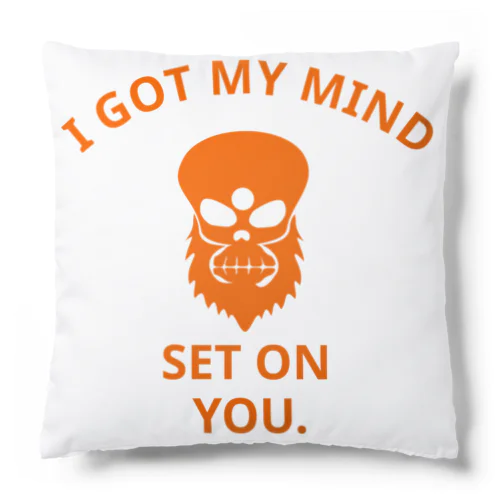 I GOT MY MIND SET ON YOU.(橙) Cushion