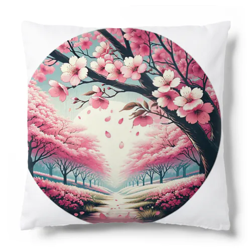 桜と季節感 Cushion