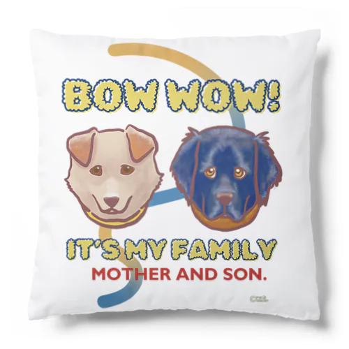 Mother and son 雑貨2 Cushion