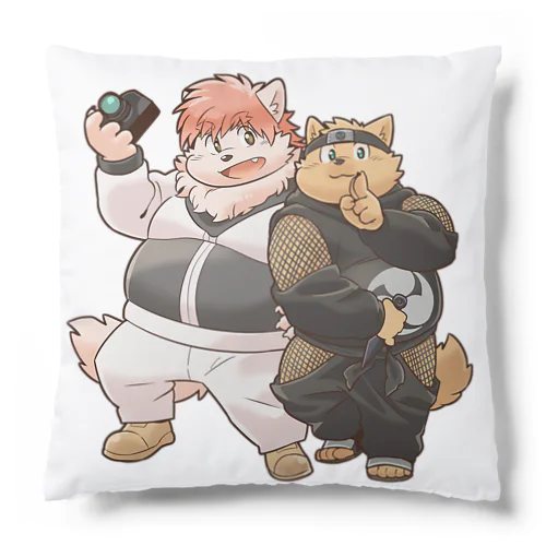 太影と雪桜岳 Cushion