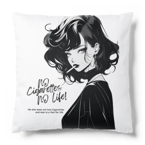 Smoking Lady (ver.1) Cushion