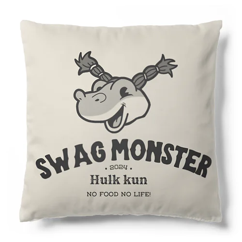 Swag Monsterクッション（モノクロアニメ風） Cushion